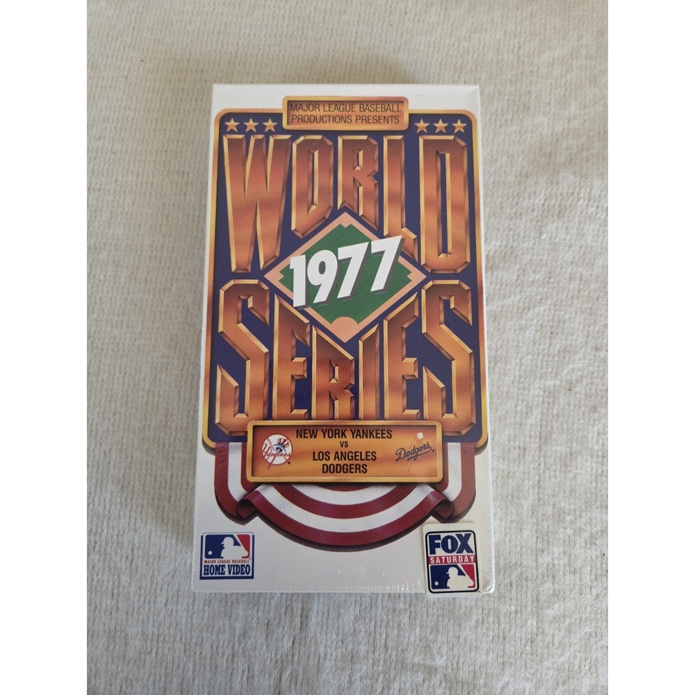 MLB 1977 World Series New York Yankees v Los Angeles Dodgers VHS 1991 SEALED